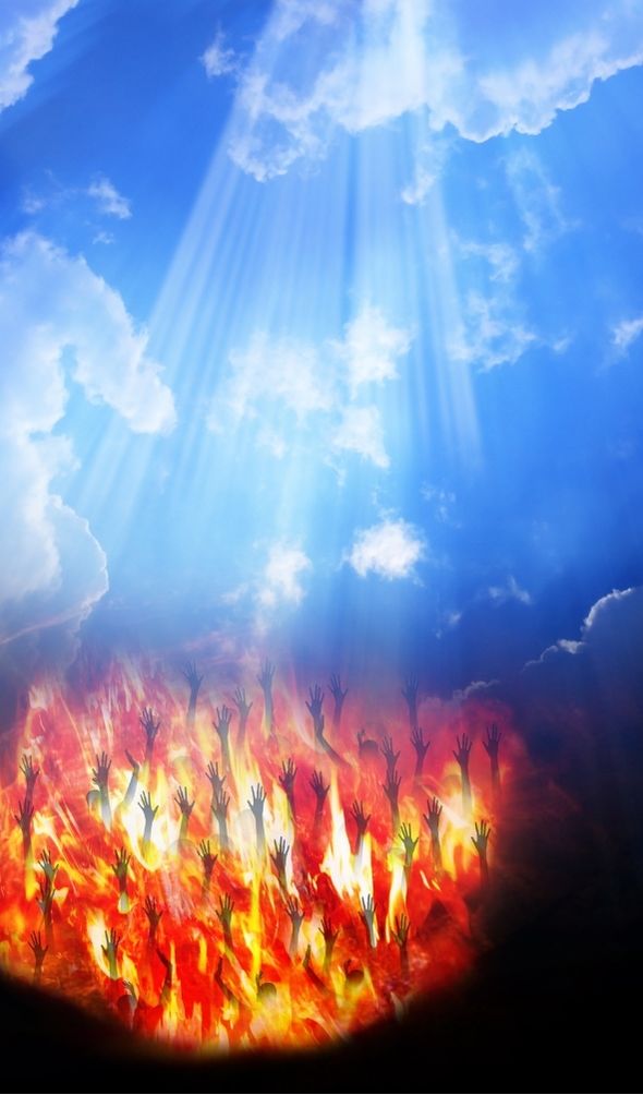 light heaven church God background
