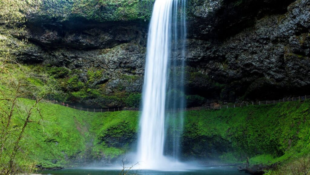 waterfall nature background
