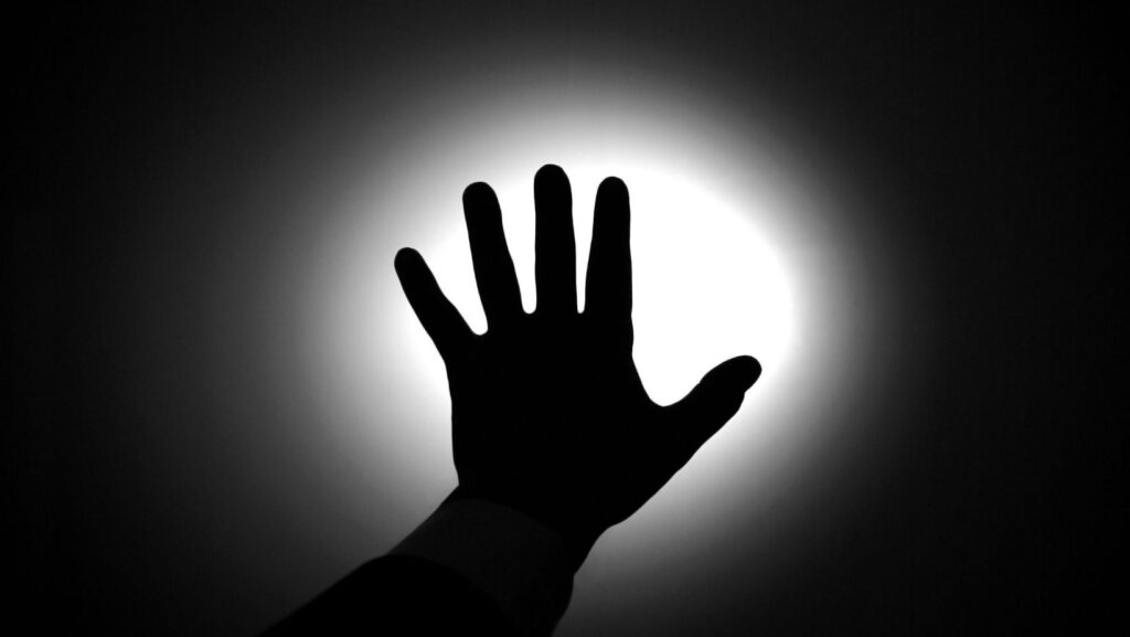 distressing light hand background